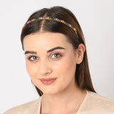 Accessorize London Women's Rainbow Baguette Gem Alice Hair Band