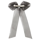 Accessorize London Women's Organza Bow Hair Clip-Black