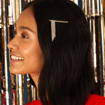 Accessorize London Women's 2 X Chandelier Slides Hair Clip