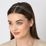 Accessorize London Women's Carmen Crossover Diamantie Headband