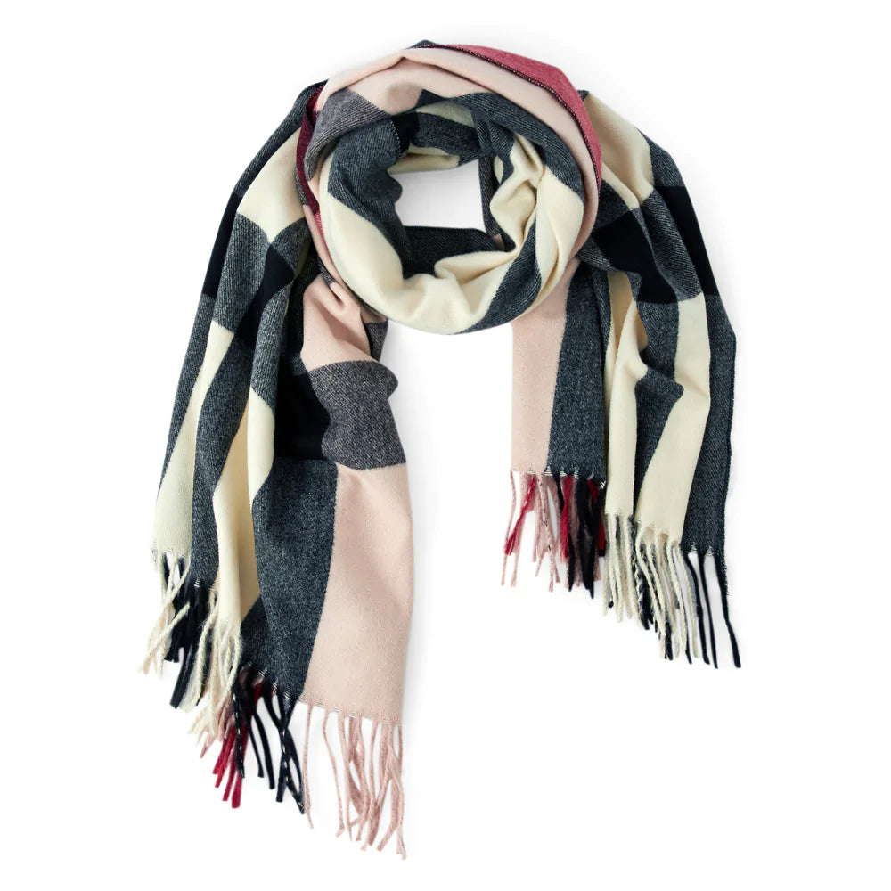 Accessorize London Women's Multi Florence Check Blanket
