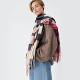Accessorize London Women's Multi Florence Check Blanket