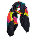 Accessorize London Women's Multi Rainbow Stars All Over Blanket