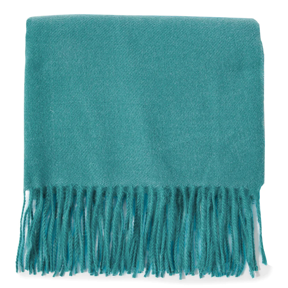 Accessorize London Women's Teal Holly Supersoft Blanket