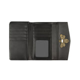 Accessorize London Women's Faux Leather Britney Bee Wallet - Black