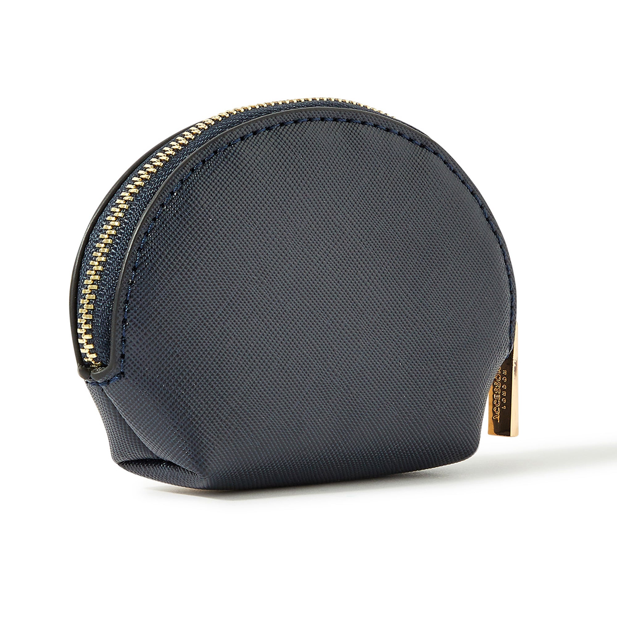Accessorize London Women's Faux Leather Navy Mini Coin Purse