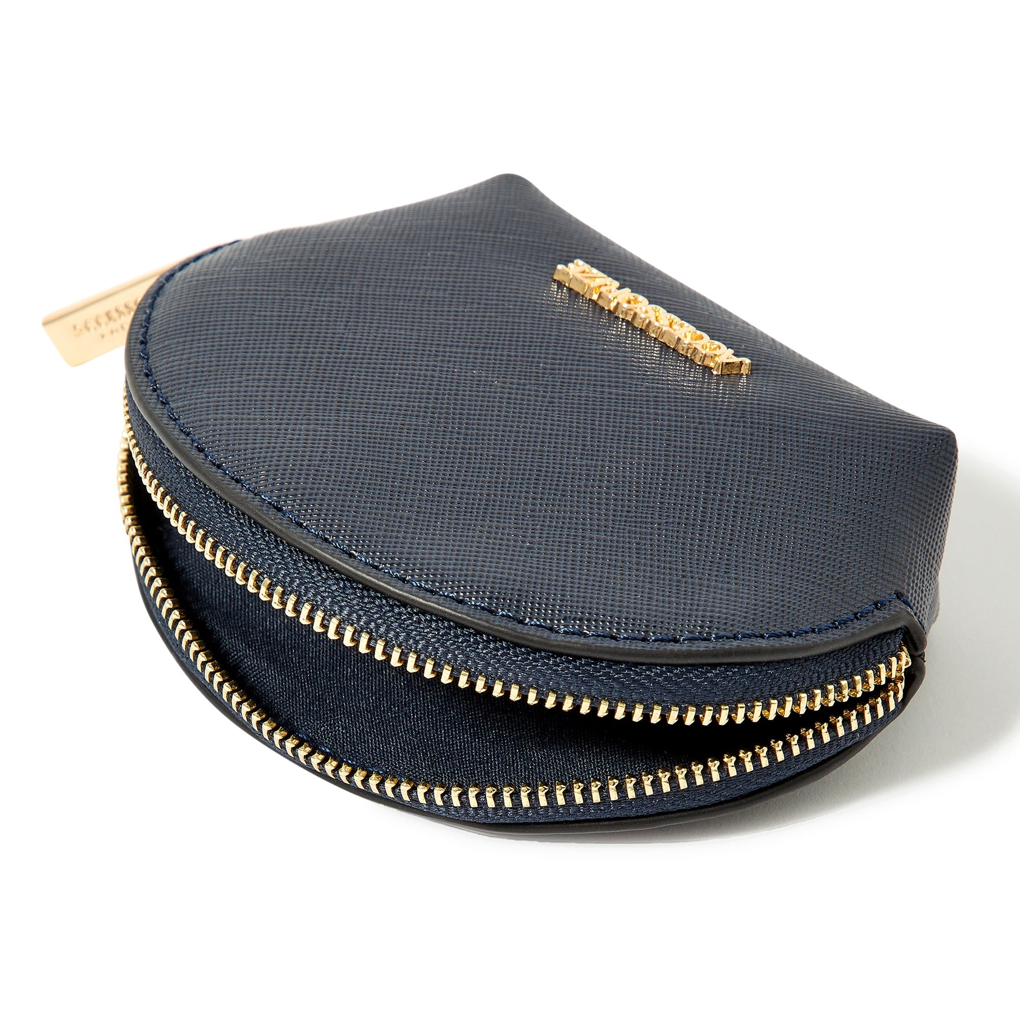 Accessorize London Women's Faux Leather Navy Mini Coin Purse