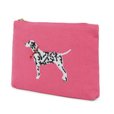 Accessorize London Women's Cotton Pink Dalmatian Pouch