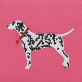 Accessorize London Women's Cotton Pink Dalmatian Pouch