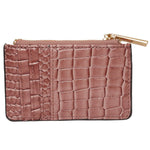 Accessorize London Women's Faux Leather Pink Patent Cardholder