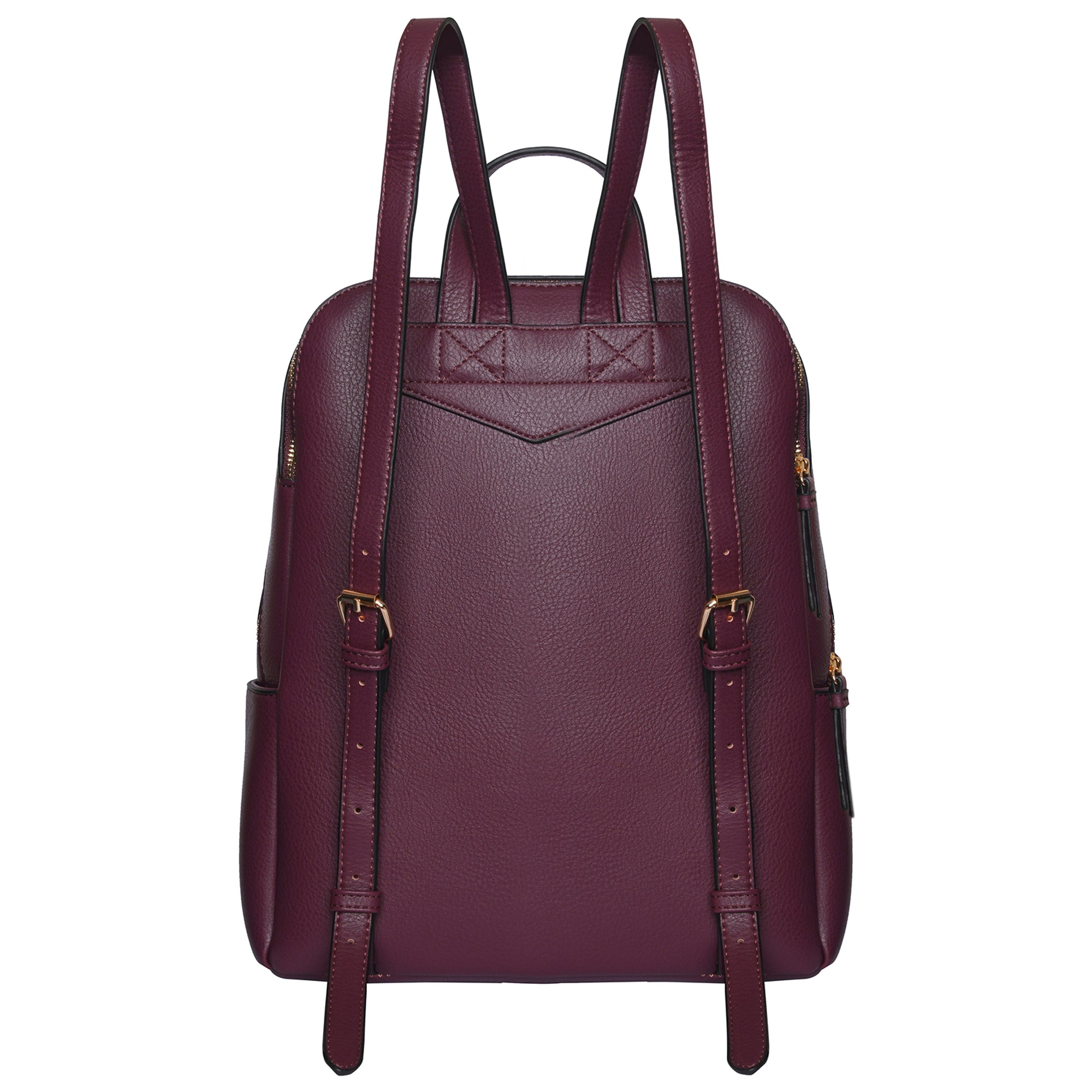 burgandy backpack faux leather Buy Maroon Sammy Backpack Online