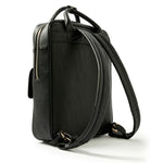 Accessorize London Women's Faux Leather Black Harrie Backpack