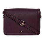 Accessorize London Women'S Faux Leather Maroon Tara Compartment Sling Bag