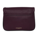 Accessorize London Women'S Faux Leather Maroon Tara Compartment Sling Bag