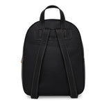 Accessorize London Women's Faux Leather Black Ricki Backpack