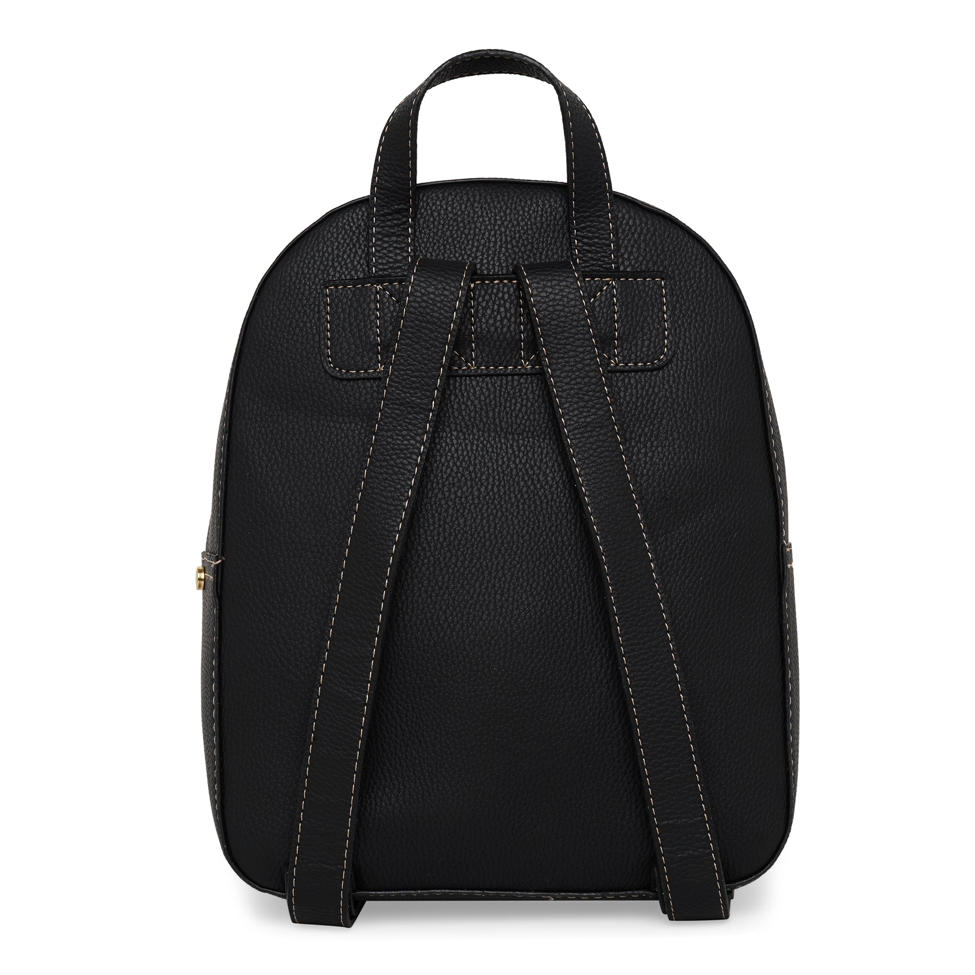 black leather backpack accessorize Buy London Women's Front Flap at Best Diaper Bag Backpack Accessorize Leather Backpack - Black