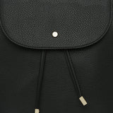 Accessorize London Women'S Faux Leather Black Khloe Backpack