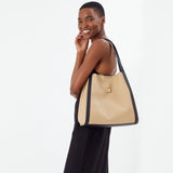 Accessorize London Women's Faux Leather Multi Color Padlock Shoulder Bag