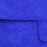 Accessorize London Women'S New Blue Suedette Lock Party Clutch