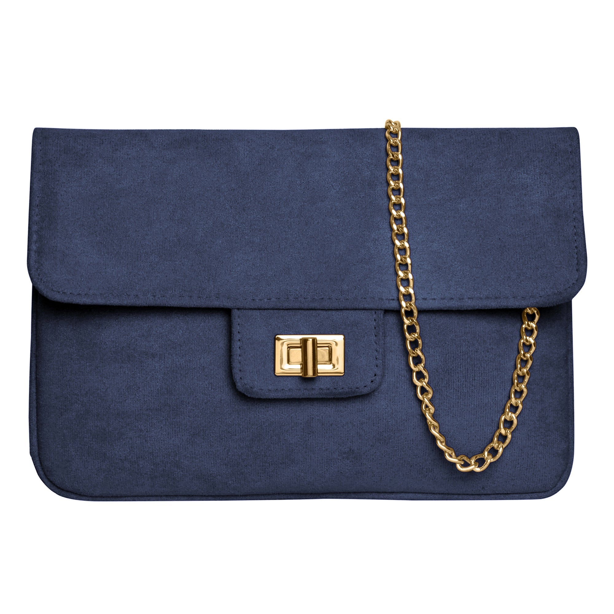 Accessorize 2025 navy clutch