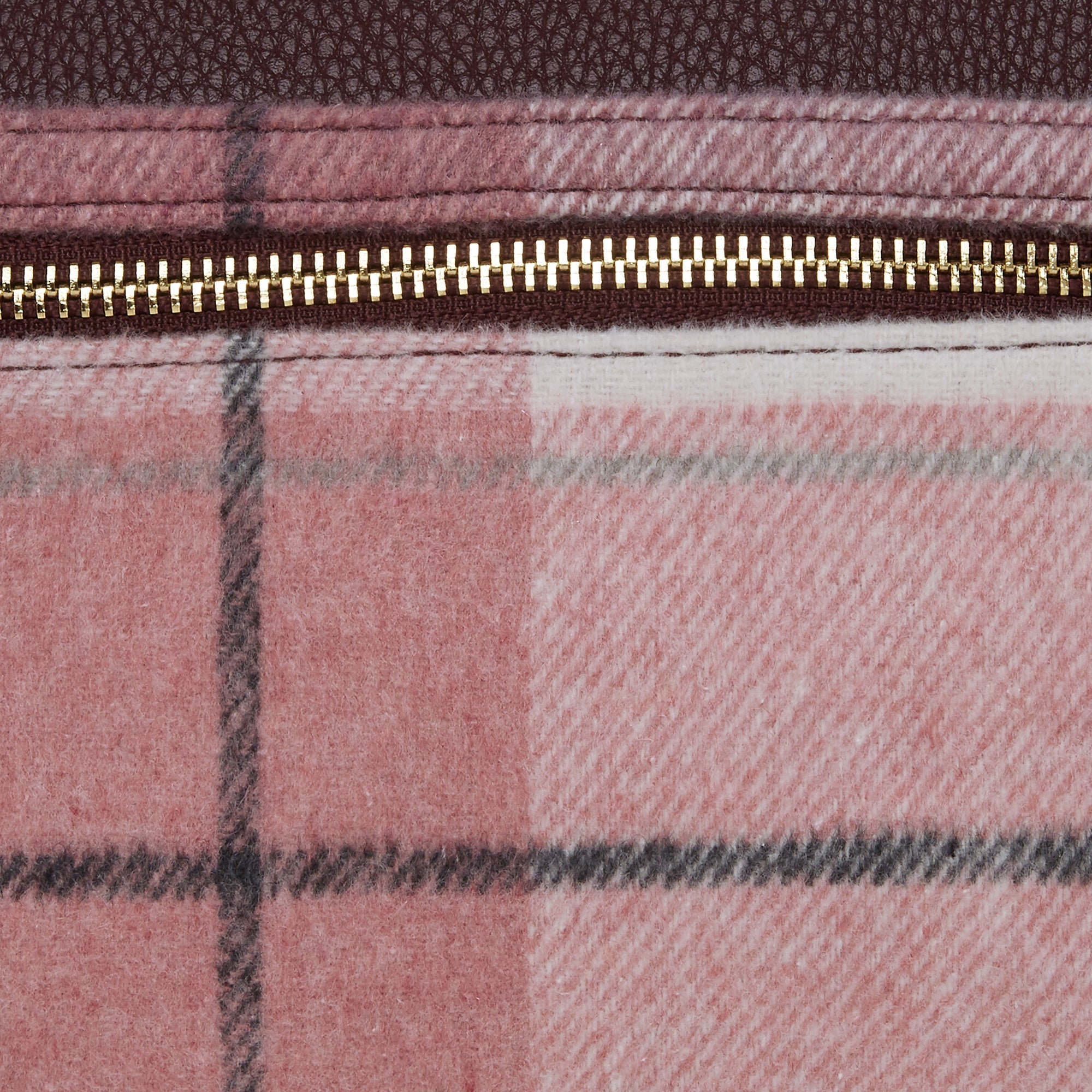 Accessorize London Women's Fabric Pink Kensington Check Sling Bag