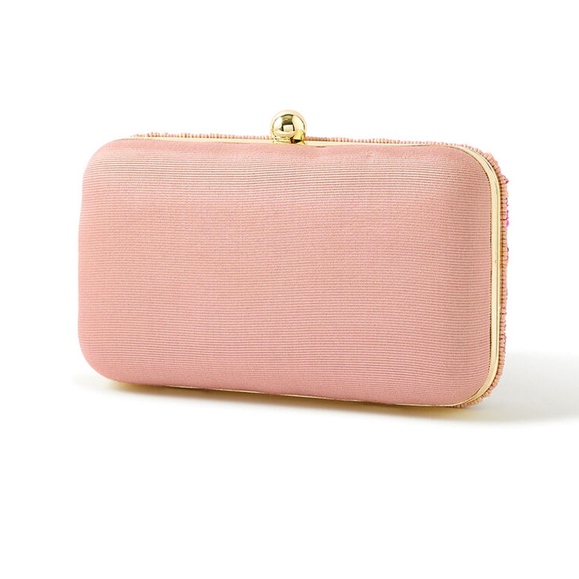 Accessorize pink sales clutch bag