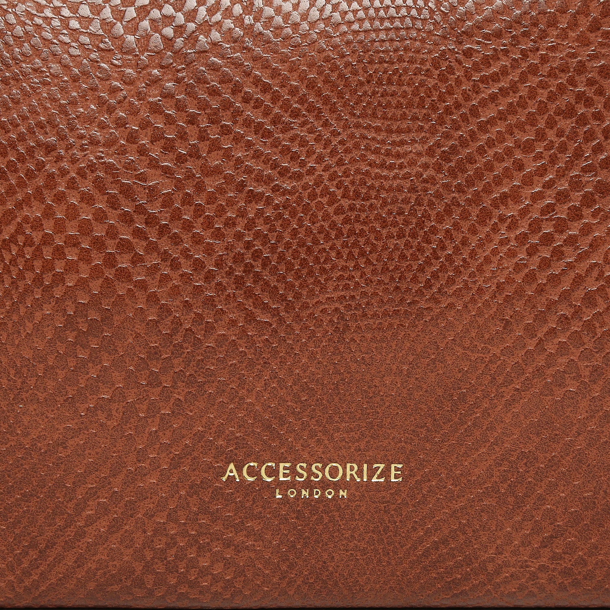 Accessorize London Women's Faux Leather Tan Amber Reptile Shoulder