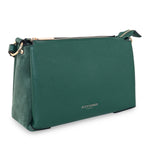 Accessorize London Women's Faux Leather Green Sofia Suedette Sling Bag