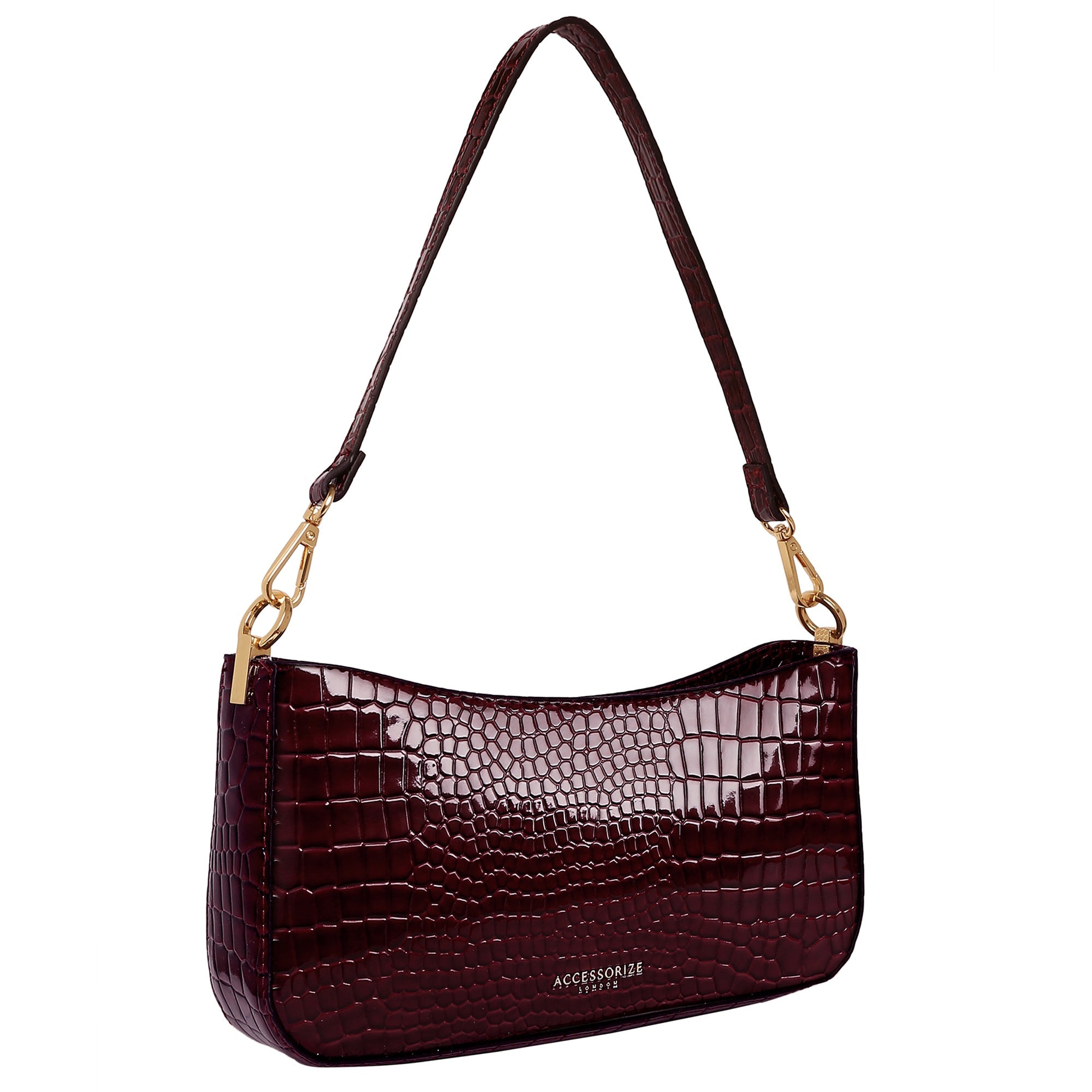 Buy Burgundy Roxanne Baguette Shoulder Bag Accessorize India