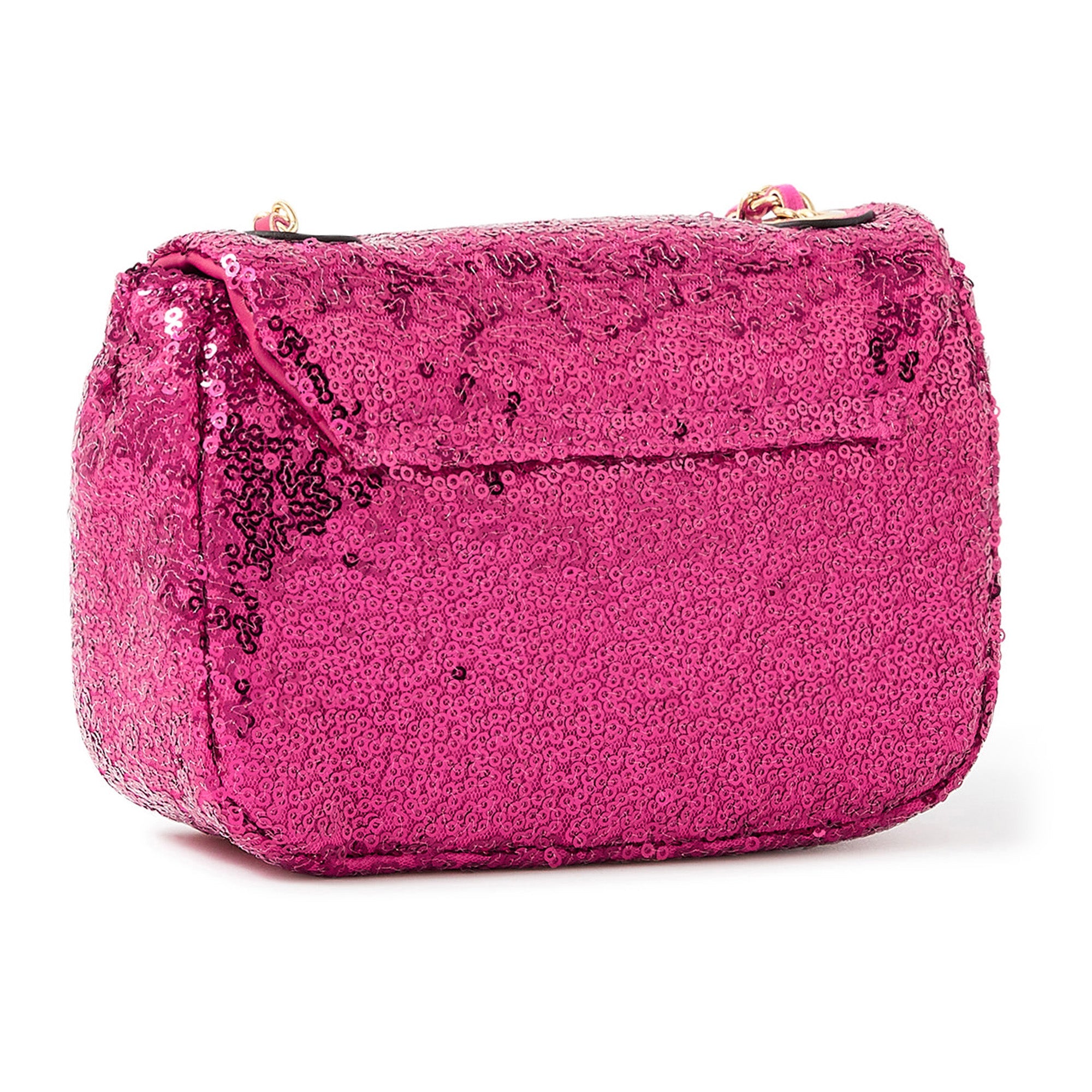 Magenta Pink Sequin Slouch Shoulder Clutch Bag | Oliver Bonas | Clutch bag, Pink  pouch, Statement clutch bag