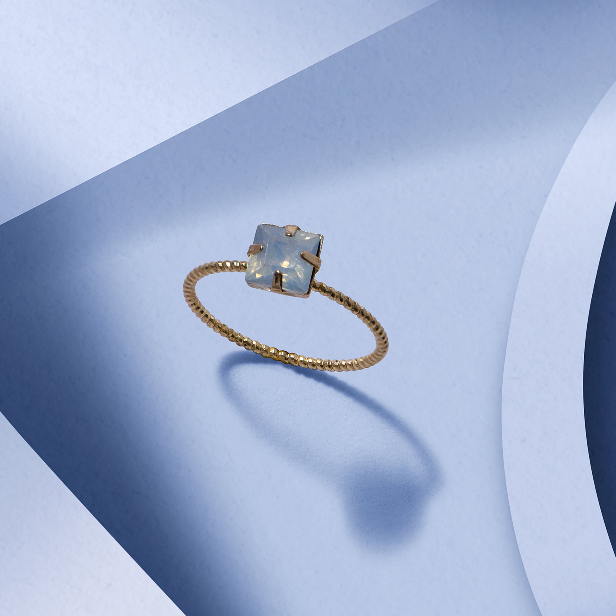 Accessorize London Women'S Opal Stone Ring- Medium
