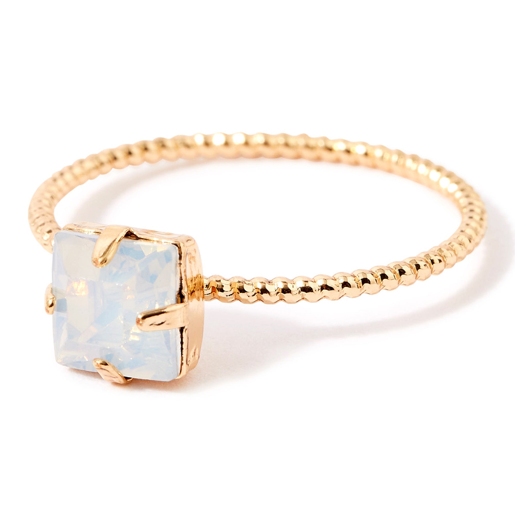 Accessorize London Women'S Opal Stone Ring- Medium