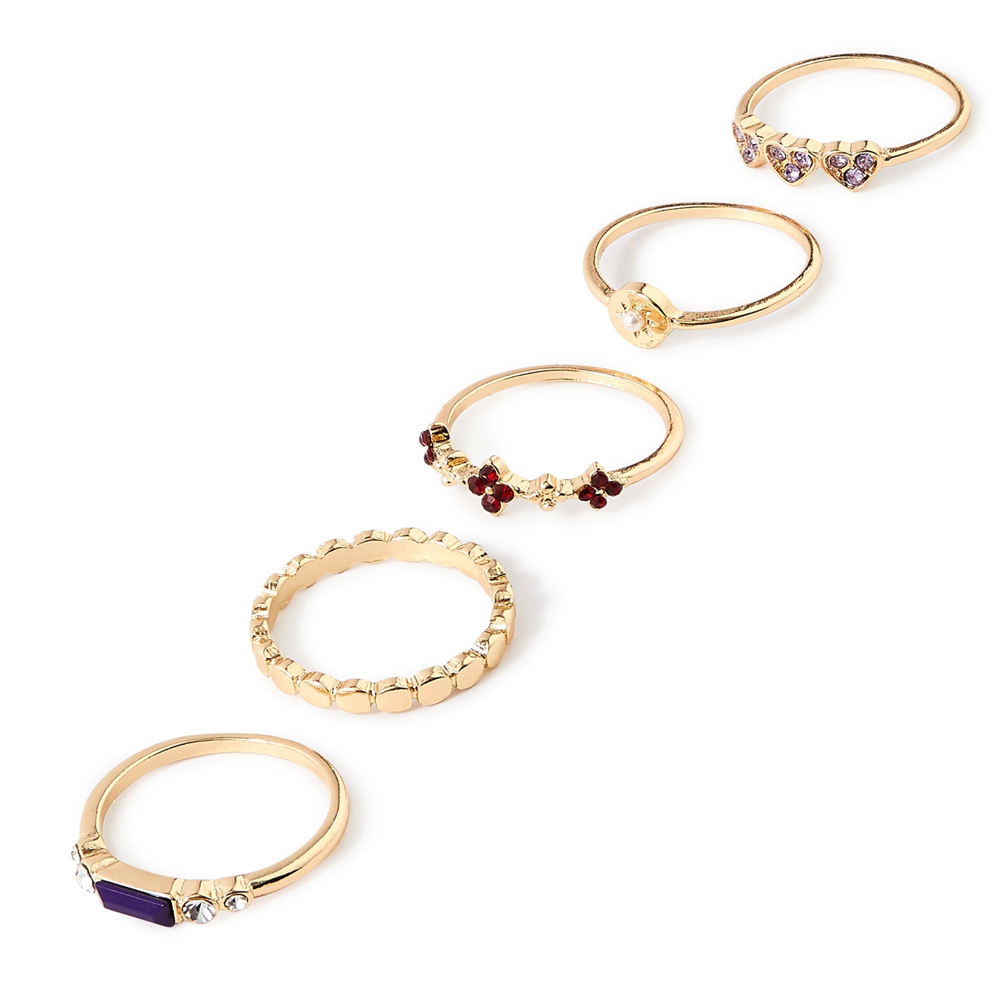 Amber Pack of 5 Ring Pack-Small