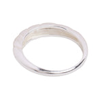 925 Pure Sterling Silver Croissant Ring For Women-Small