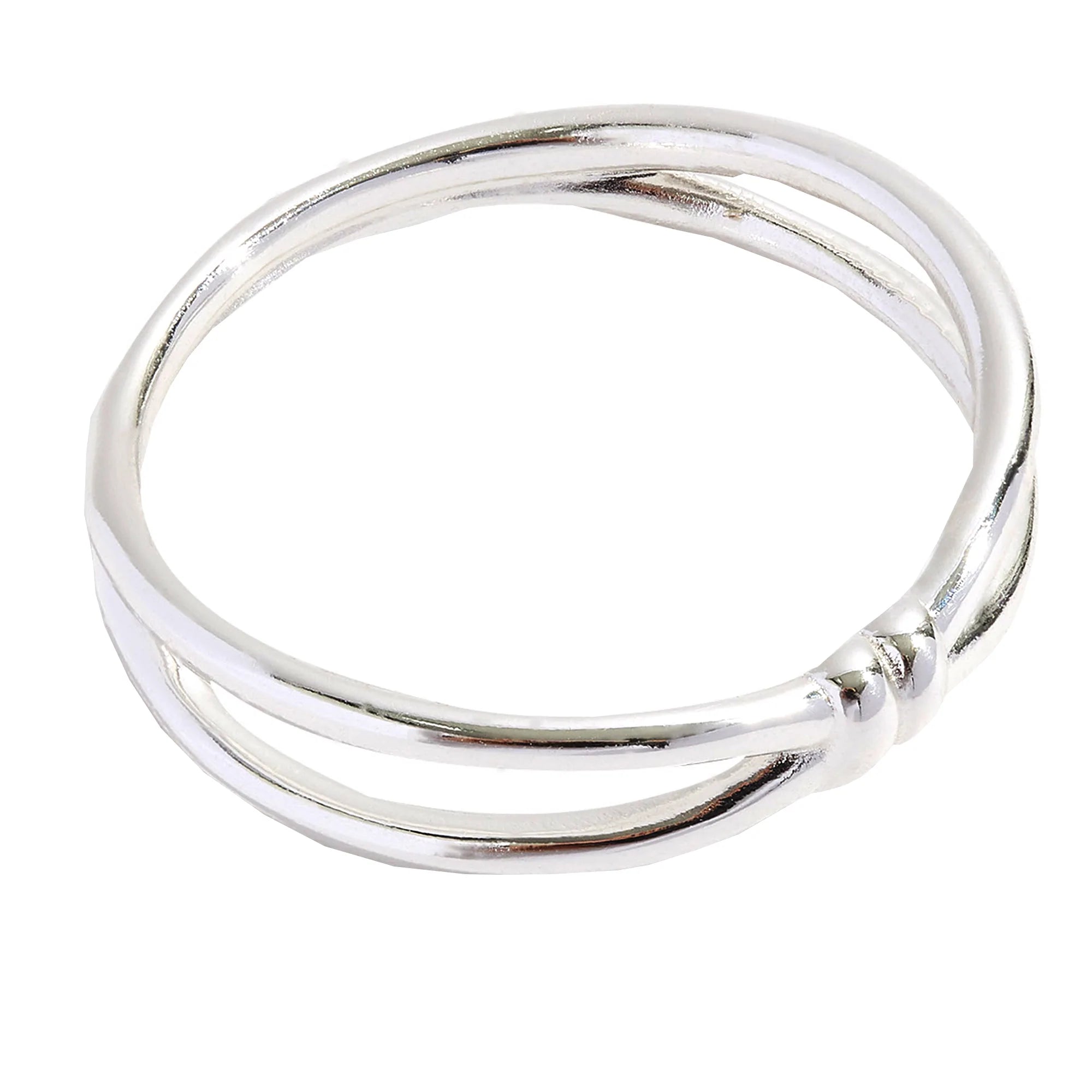 925 Pure Sterling Silver Barbed Wire Ring Silver For Women-Small