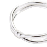 925 Pure Sterling Silver Barbed Wire Ring Silver For Women-Medium