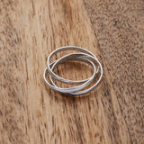 925 Pure Sterling St Silver Plated Russian Wedding Band Ring Medium