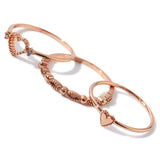 Real Gold Plated 3 Pack Stacking Rings For Women By Accessorize London Small