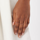 Real Gold Plated 3 Pack Stacking Rings For Women By Accessorize London Extra Small