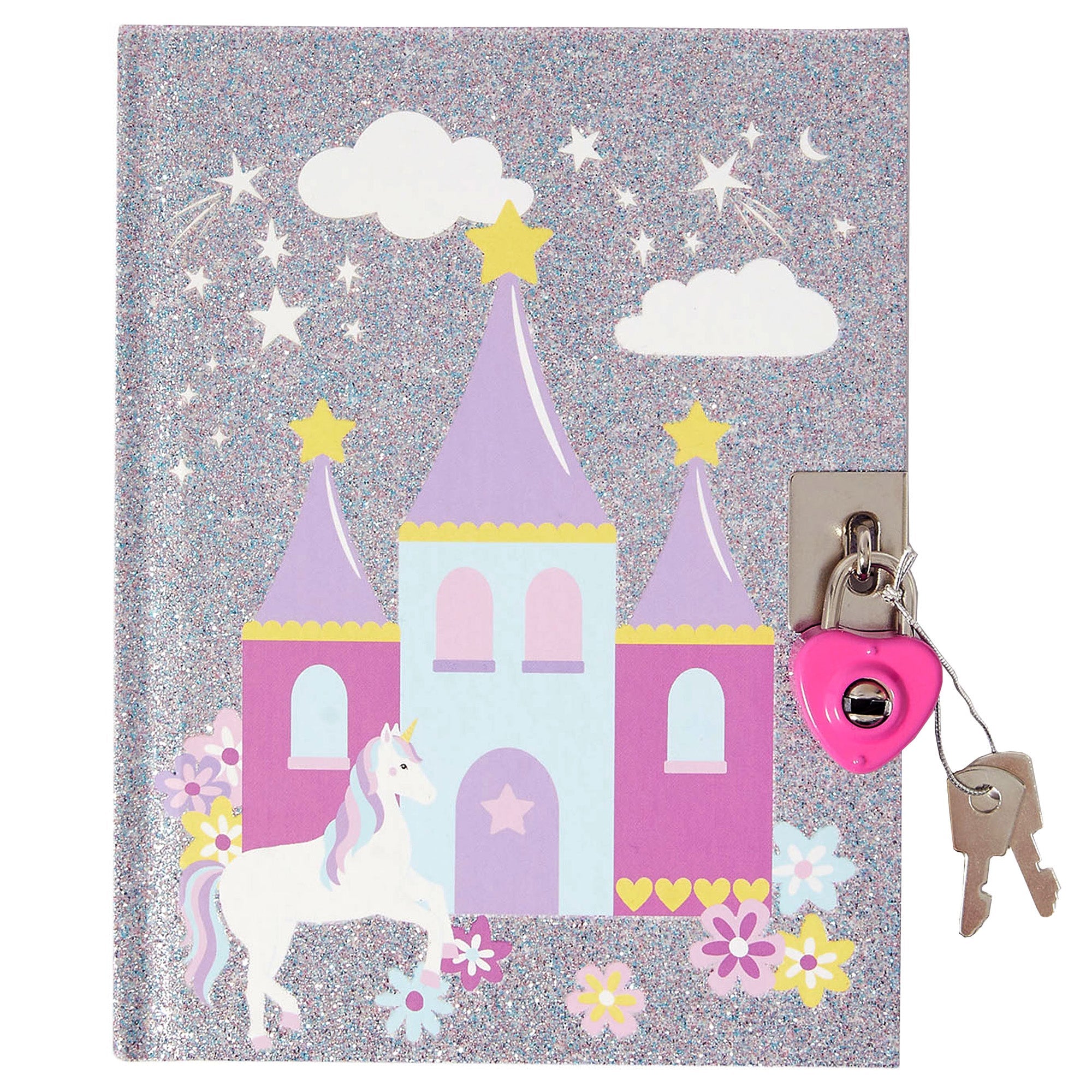 Accessorize London Girl's Magical Kingdom Lockable Journal Diary