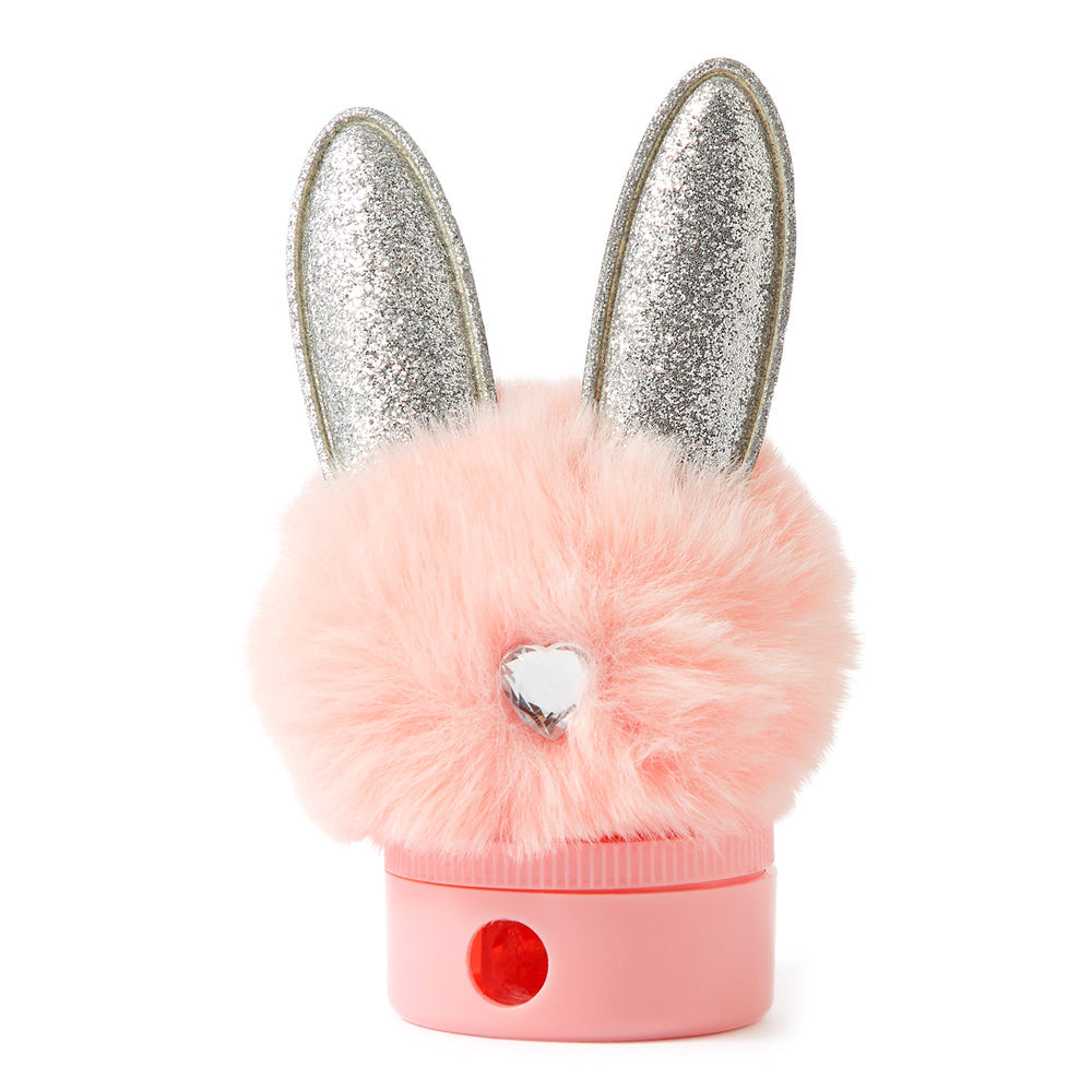 Accessorize London Girl's Pink Bunny Pom Sharpener
