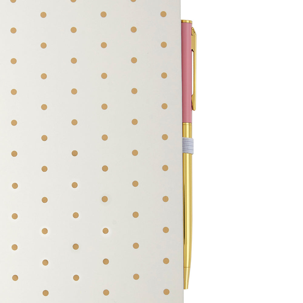 Accessorize London Girl's Gold Foil Spot Notebook Set Of 2
