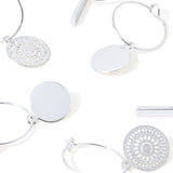 Accessorize London Women's Filigree Hoop Earrings Set Of Three