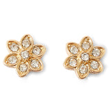 Accessorize London Women's Sparkle Flower Stud Earring Crystal