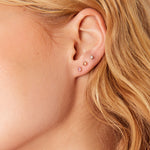 Accessorize London Women's Multi Set of 15 Multi Stone Stud Earring-PASTEL-MULTI