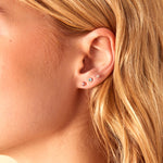 Accessorize London Women's Multi Set of 15 Multi Stone Stud Earring-DARKS-MULTI
