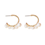 Pearl Hoop Earrings