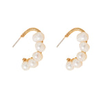 Pearl Hoop Earrings