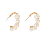 Pearl Hoop Earrings