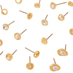 Accessorize London Women's pearl set of 10 Pearl Stud Earring Set